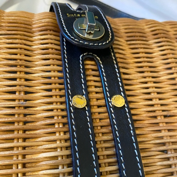 Kate Spade wicker purse - Picture 7 of 8